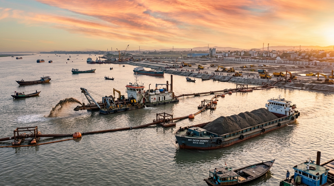 Abedin Enterprise river dredging and bulkhead operations